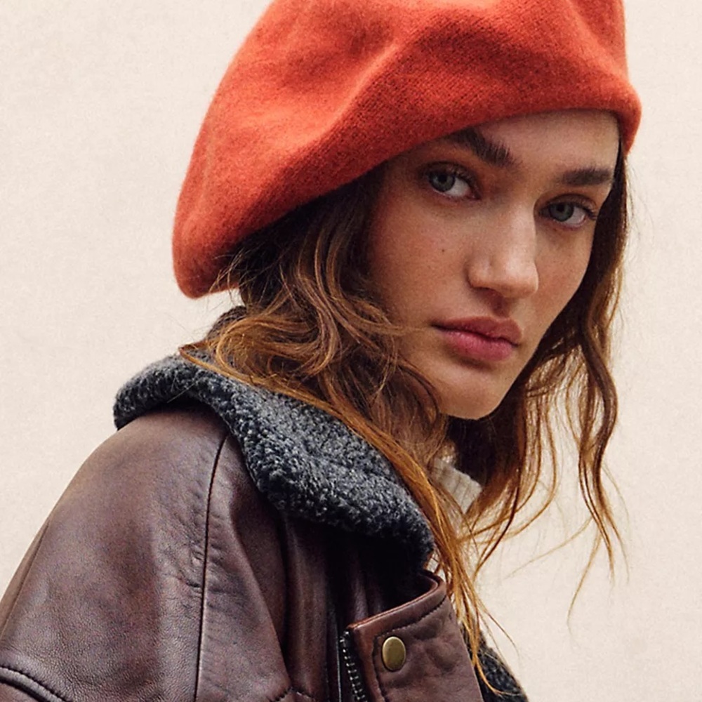 Red Paris Beret Hat